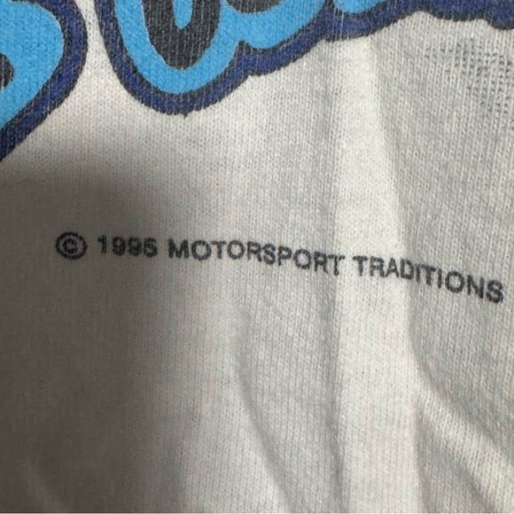 jeff gordon Cream and Red Retro Car Short Sleeve Tee - Picture 4 of 5